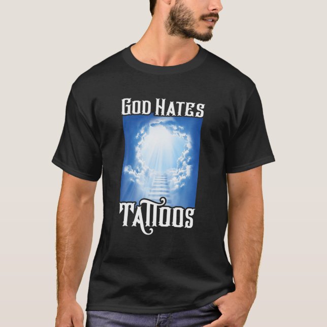 T-shirt Dieu déteste les tatouages (Devant)