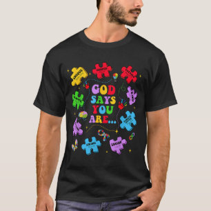 T-shirt Dieu dit au chrétien Jésus verset biblique religie