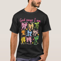 Dieu Dit Que Vous Êtes Coquette Pink Bow Bible Chr