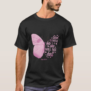 T-shirt Dieu En Elle Elle Ne Tombera Pas Chrétienne Sayi