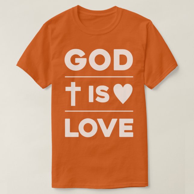 T-shirt Dieu est amour (Design devant)