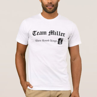 T-shirt Dieu est équipe Miller, trois rois ronds