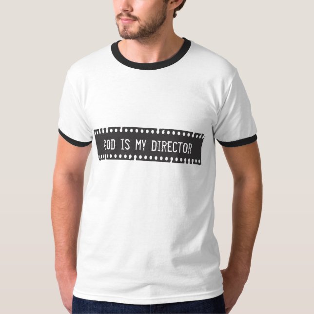 T-shirt Dieu est la chemise de directeur (Devant)
