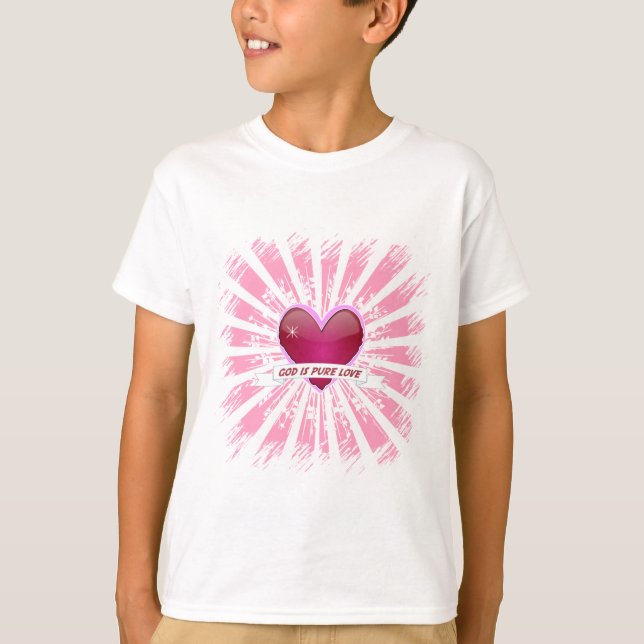 T-shirt Dieu est l'amour pur (Devant)