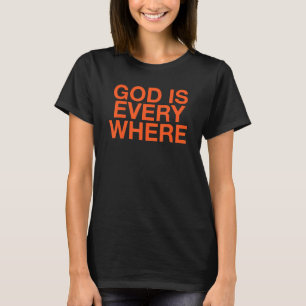 T-shirt dieu est partout 2