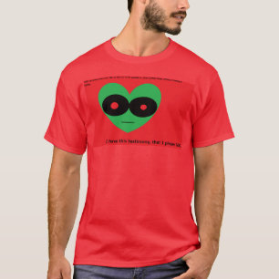 T-shirt Dieu est un amour extraterrestre