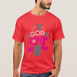 T-shirt Dieu est une fille d'amour