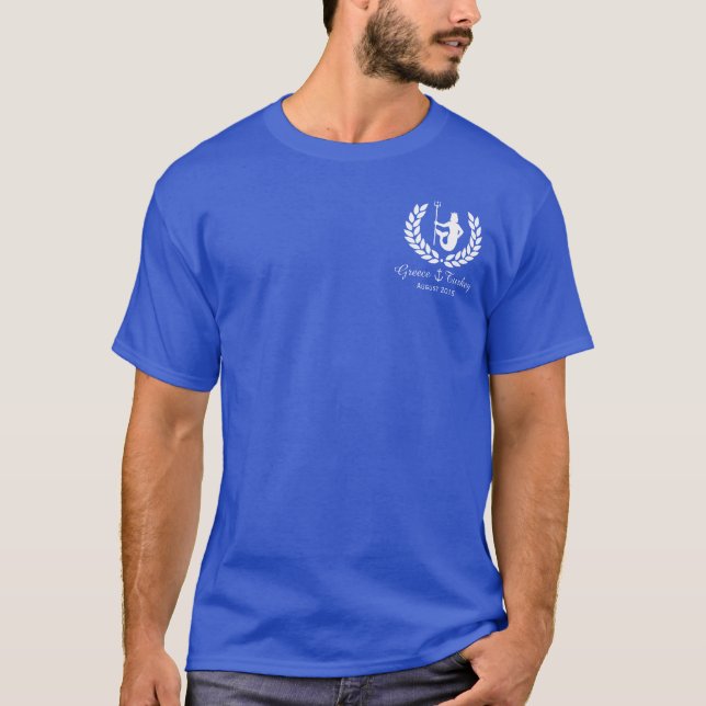 T-shirt Dieu et le laurier de mer de croisière de famille (Devant)