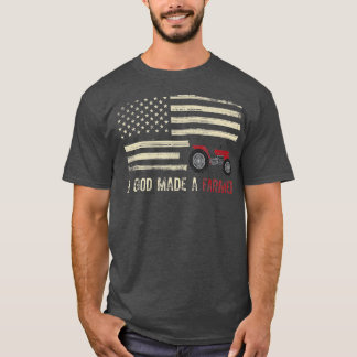 T-shirt Dieu Faisait Un Agriculteur