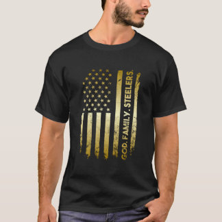 T-shirt Dieu Famille Slers Pro Drapeau États-Unis Fête Des