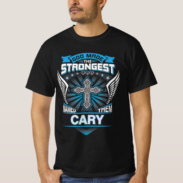 T-shirt Dieu Fut Le Plus Fort Et Les Nomma Cary (Devant)