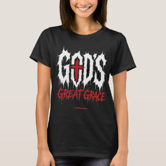 T-shirt Dieu Grande Grâce Extreme Death Metal Chrétien Sp