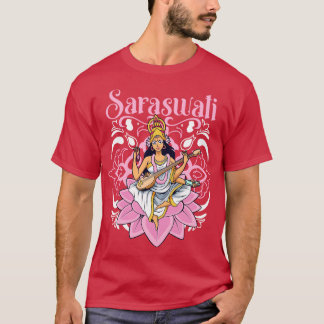 T-shirt Dieu hindou Saraswati