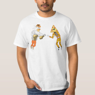 T-shirt Dieu hyper de Saneegee contre la lumière