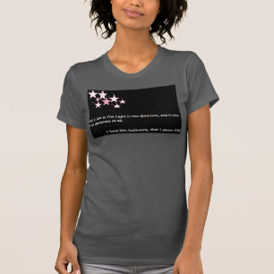 T-shirt DIEU JE SUIS est La Lumière dans les ténèbres