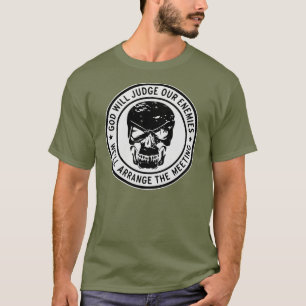 T-shirt Dieu Jugera Nos Ennemis (X2) ©WhiteTigerLLC.com