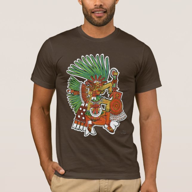 T-shirt Dieu Maya Tezcalipoca (Devant)