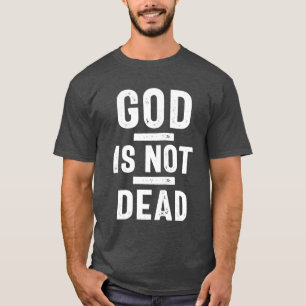 T-shirt Dieu n'est pas mort   Christian