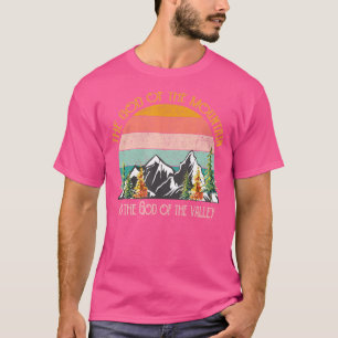 T-shirt Dieu Rétro De La Vallée De Montagne Vintage Christ