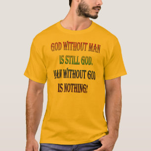 T-shirt Dieu sans homme