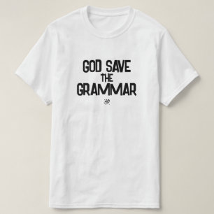 T-shirt Dieu Sauve L'amoureux De La Langue Drôle Grammaire