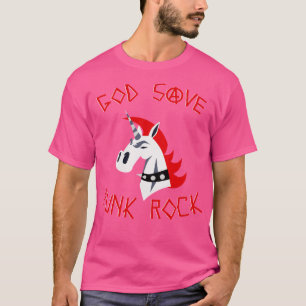 T-shirt Dieu Sauvez Punk Rock Son Idée Cadeau Non Morte