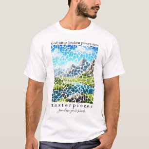 T-shirt Dieu Transforme Des Pièces Fracrées En Chefs-D'Oeu