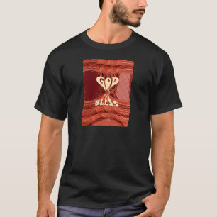 T-shirt Dieu vous bénisse Golden kenya Hakuna Matata Giraf