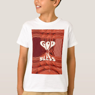 T-shirt Dieu vous bénisse Golden kenya Hakuna Matata Giraf