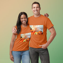 T-shirt Dieu vous bénisse pour le Jour de l'Action de grâc
