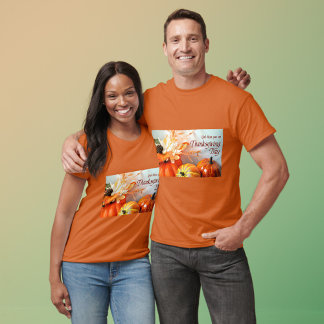 T-shirt Dieu vous bénisse pour le Jour de l'Action de grâc