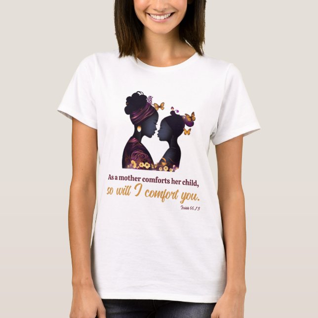 T-shirt Dieu vous réconfortera (Devant)