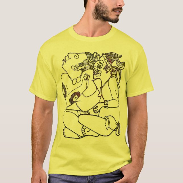 T-shirt Dieu Zéro Dieu du Jour MAYAN (Devant)