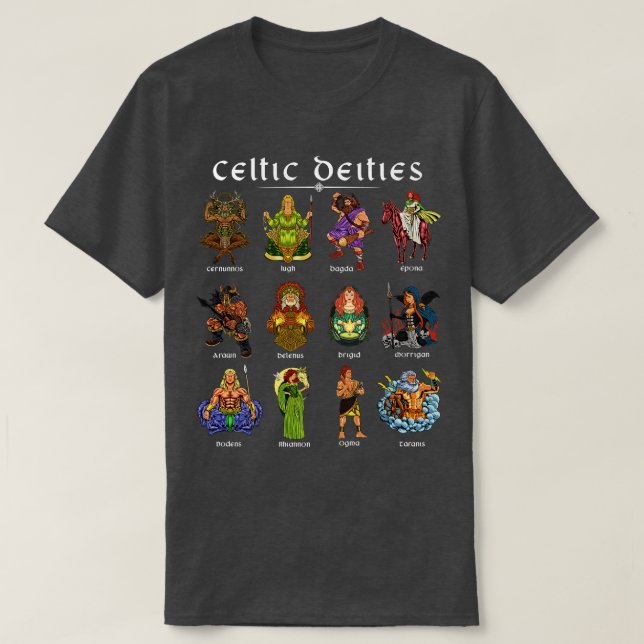 T-shirt Dieux de la mythologie celtique (Design devant)