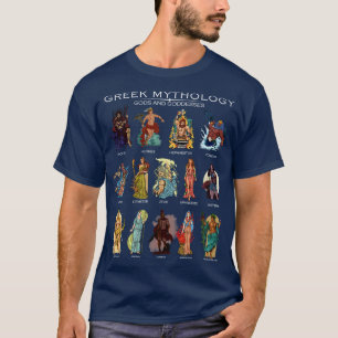 T-shirt Dieux de la mythologie grecque