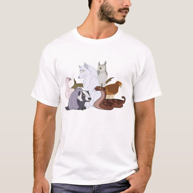 T-shirt Dieux et déesses de loup (Devant)