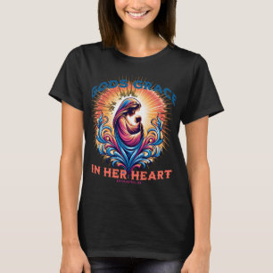 T-shirt Dieux grâce dans son coeur - Proverbes 31
