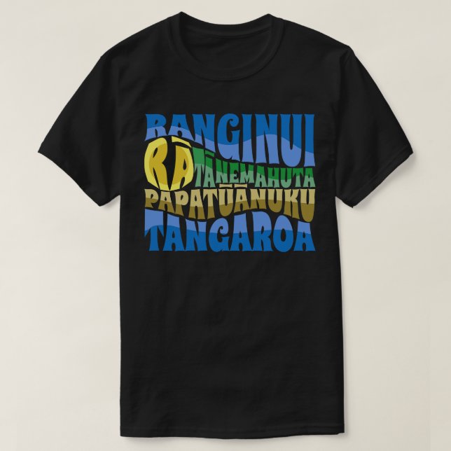 T-shirt Dieux Maori Nga Atua (Design devant)