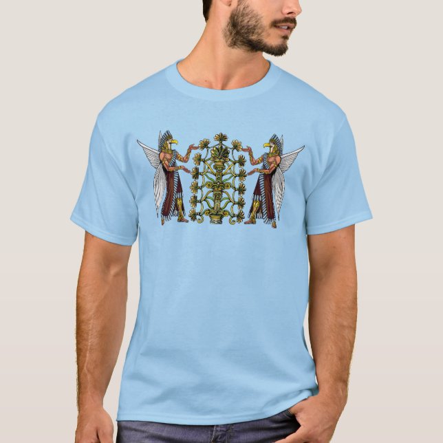 T-shirt Dieux sumériens antiques d'aliens d'Anunnaki (Devant)