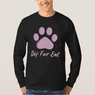 T-shirt Dif Fur Ent pour fans de la communauté furry homme