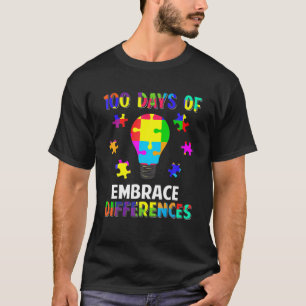 T-shirt Différences D'Acceptation 100 Jours De Sensibilisa
