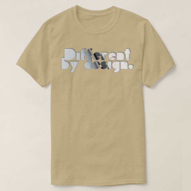 T-shirt Différent par conception (Design devant)