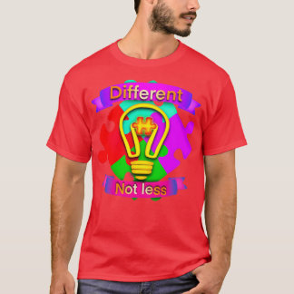 T-shirt Différent puzzle pas moins autiste