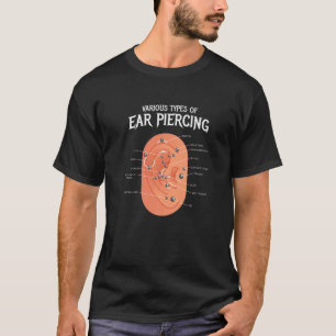 T-shirt Différents Types De Piercing Oreille I Ohrring Pi