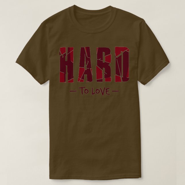 T-shirt difficile à aimer (Design devant)