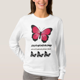 T-shirt Diffuser vos ailes - Design inspiré des papillons