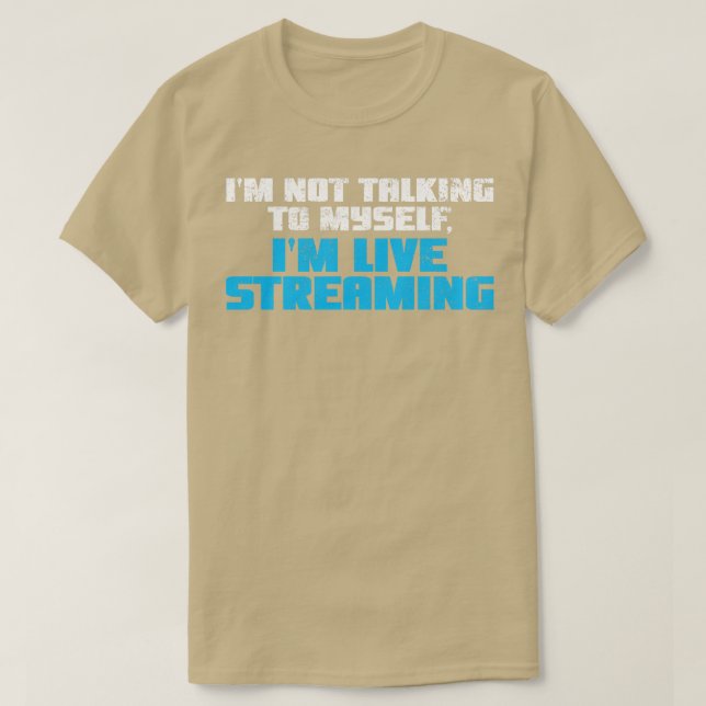 T-shirt Diffusion en continu en direct (Design devant)