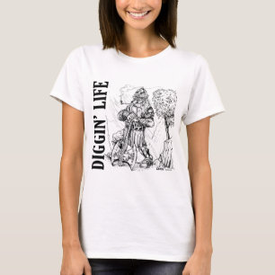 T-Shirt 'Diggin' Life' für Damen