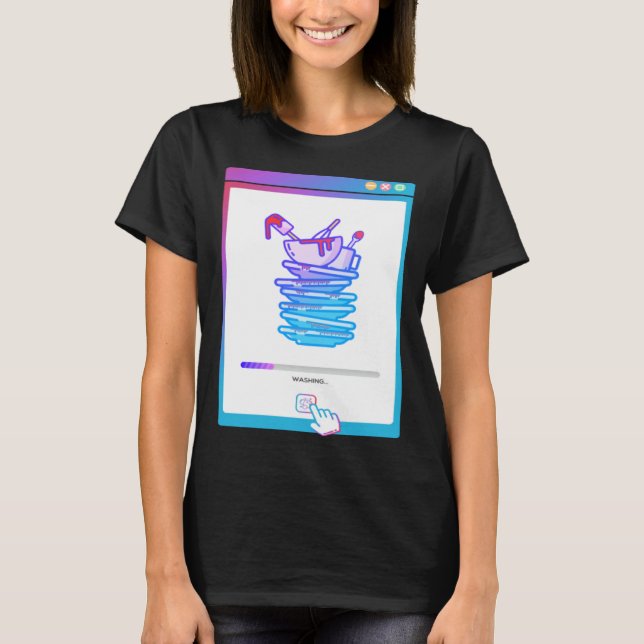 T-shirt Digital Dishwasher (Devant)