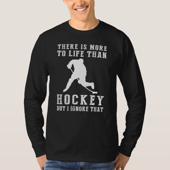 T-shirt d'ignorance du hockey (Devant)